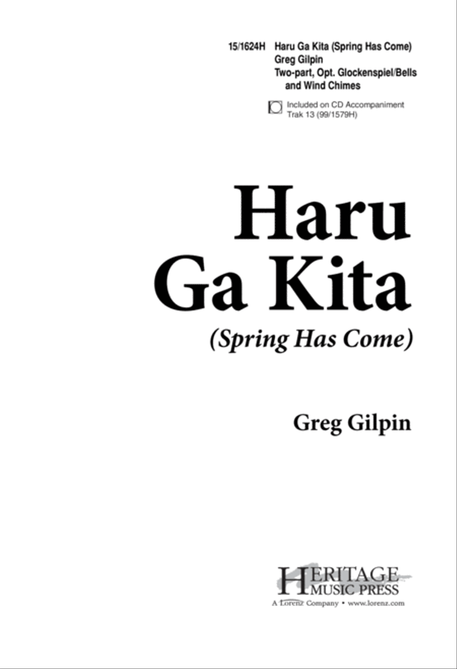 Haru Ga Kita 2-Part scores gallery preview page 1