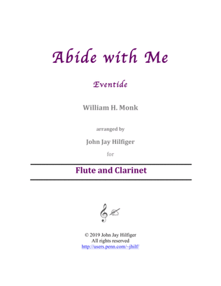 Abide with Me for Flute and Clarinet