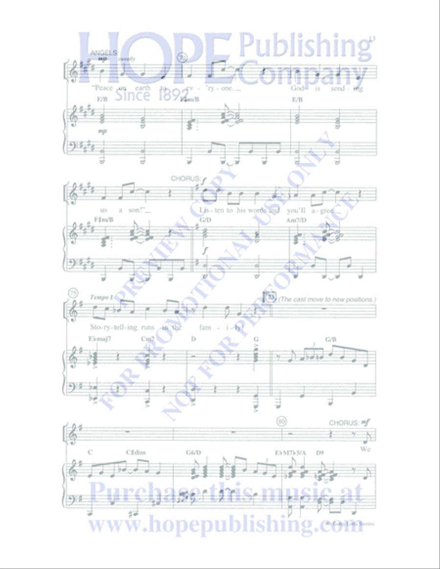 Once Upon a Parable Unison Choir scores gallery preview page 13