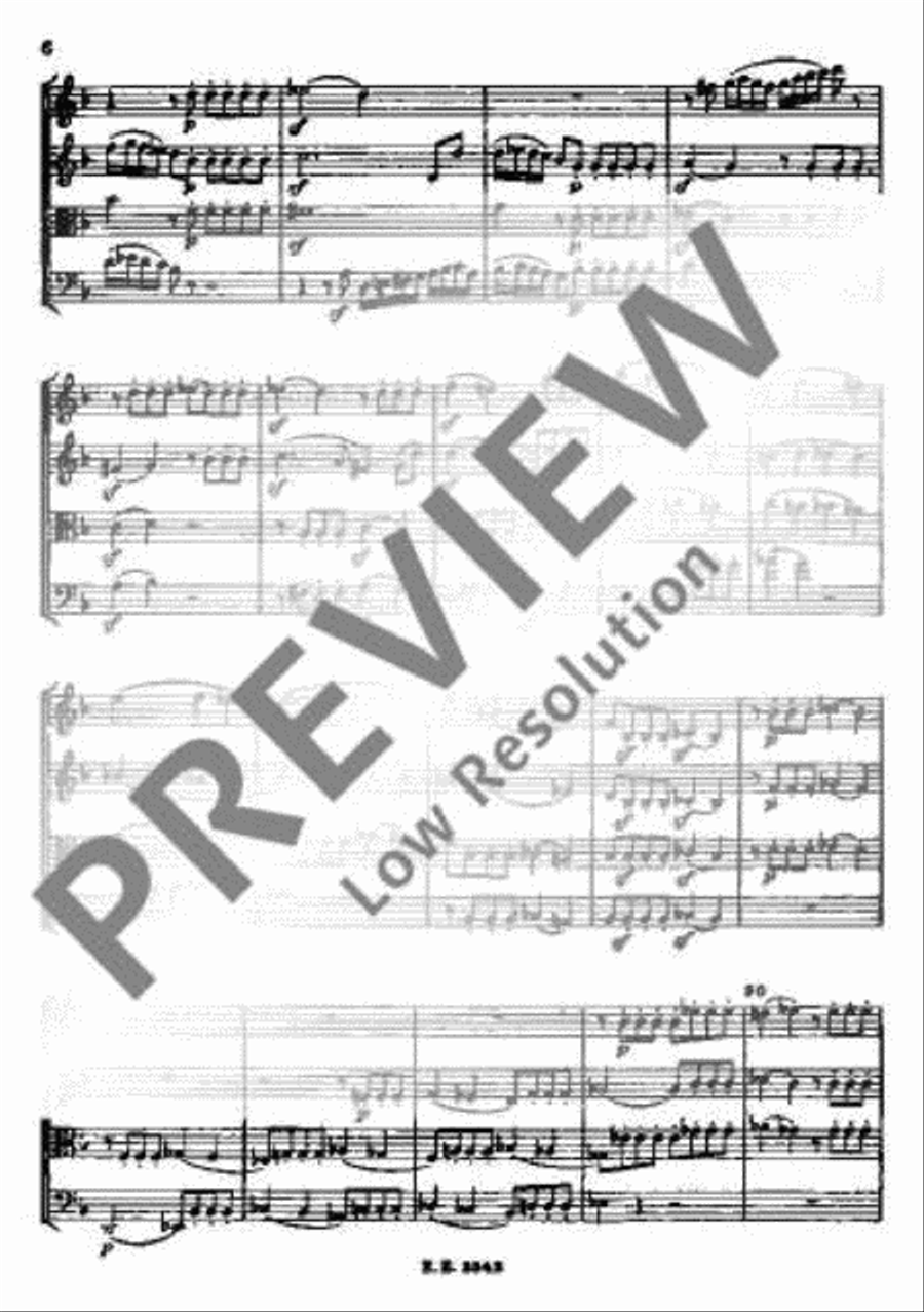String Quartet F major String Quartet F major String Quartet scores gallery preview page 9