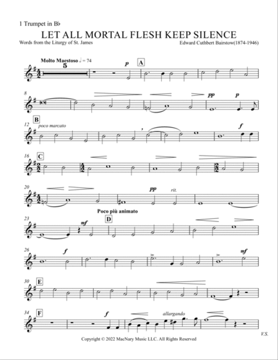 Let All Mortal Flesh Keep Silence Chamber Music scores gallery preview page 4