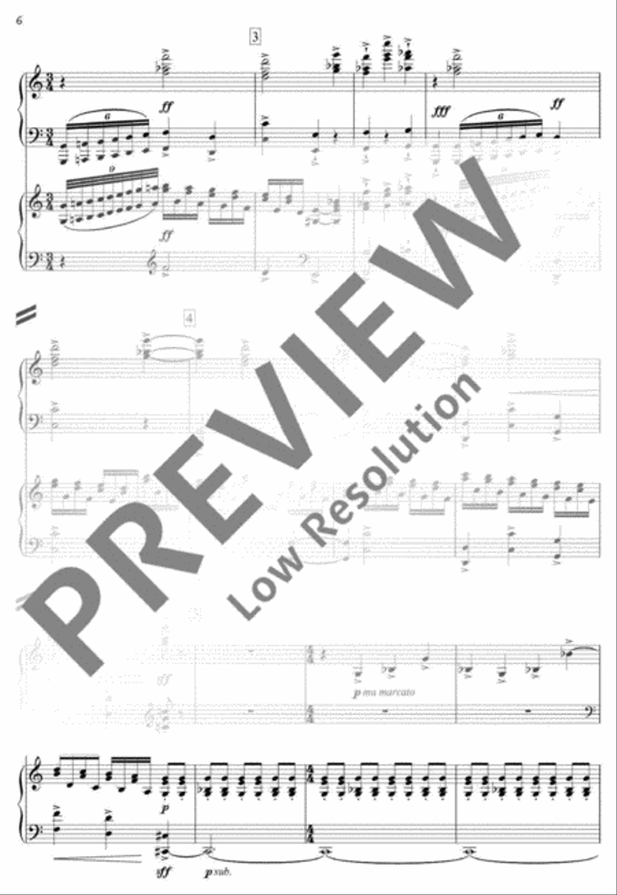 Symphony in Three Movements Piano scores gallery preview page 7