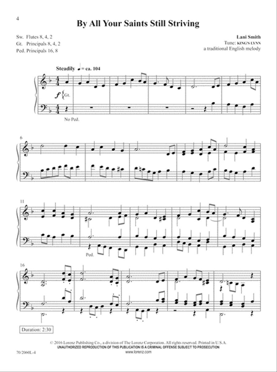 Easy Organ Library, Vol. 62 Organ scores gallery preview page 6