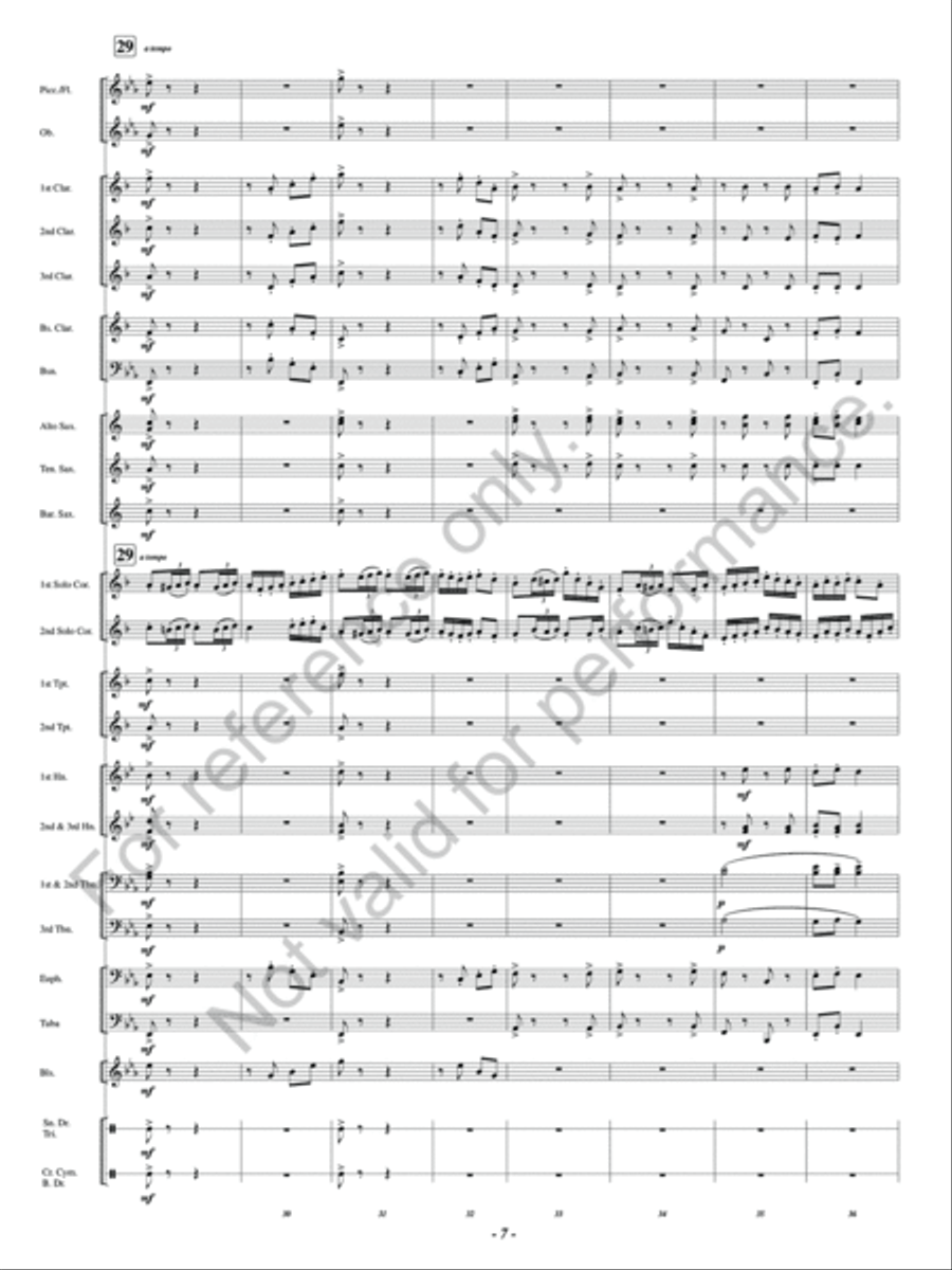 Side Partners Concert Band scores gallery preview page 8