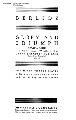 Glory and Triumph Choral Hymn from the 3rd Movement, Apotheosis