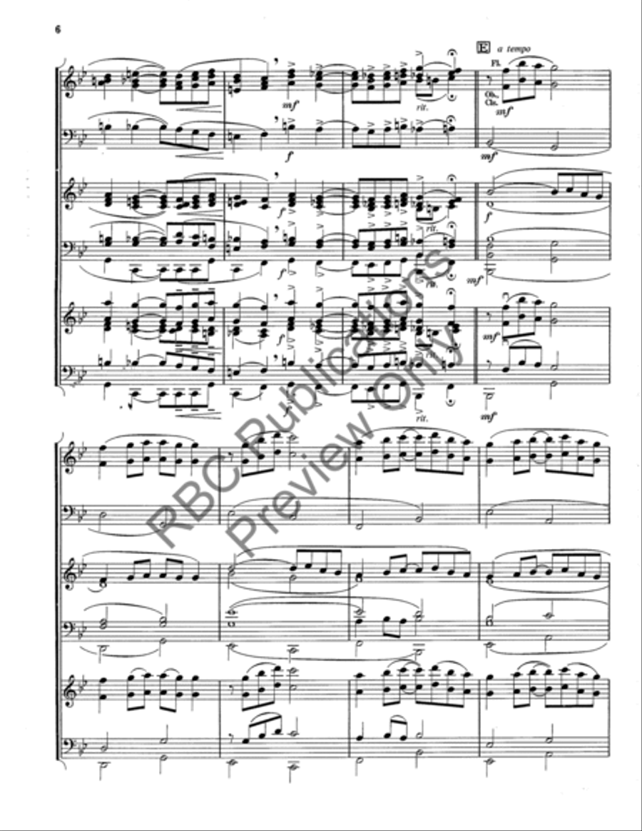 Pavane (Score) Full Orchestra scores gallery preview page 7
