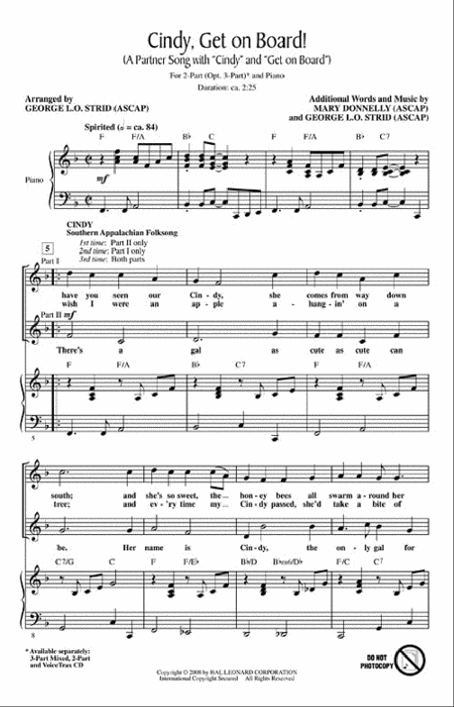 <br>Sheet music extract