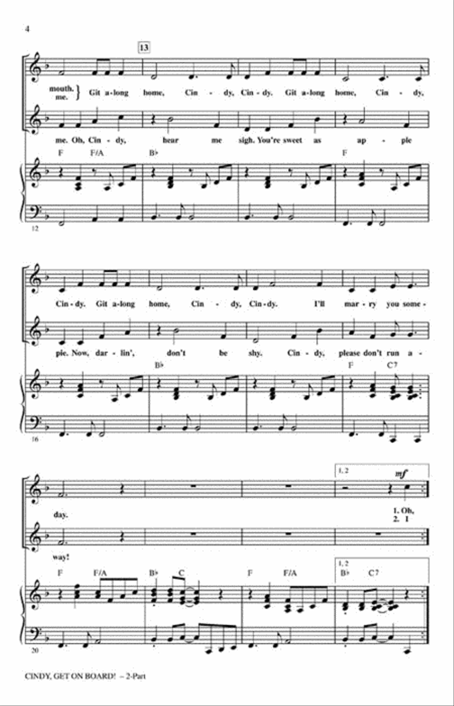 <br>Sheet music extract