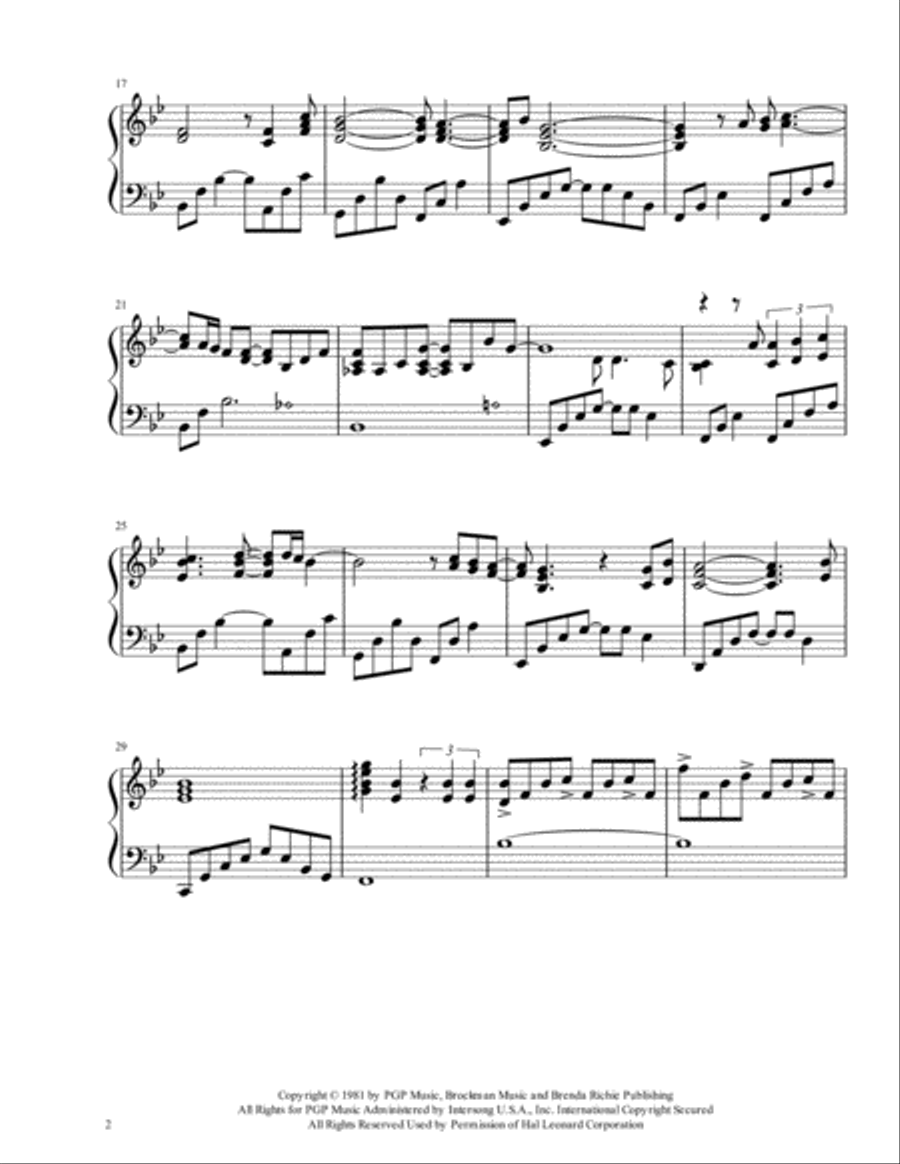 Endless Love Harp scores gallery preview page 2