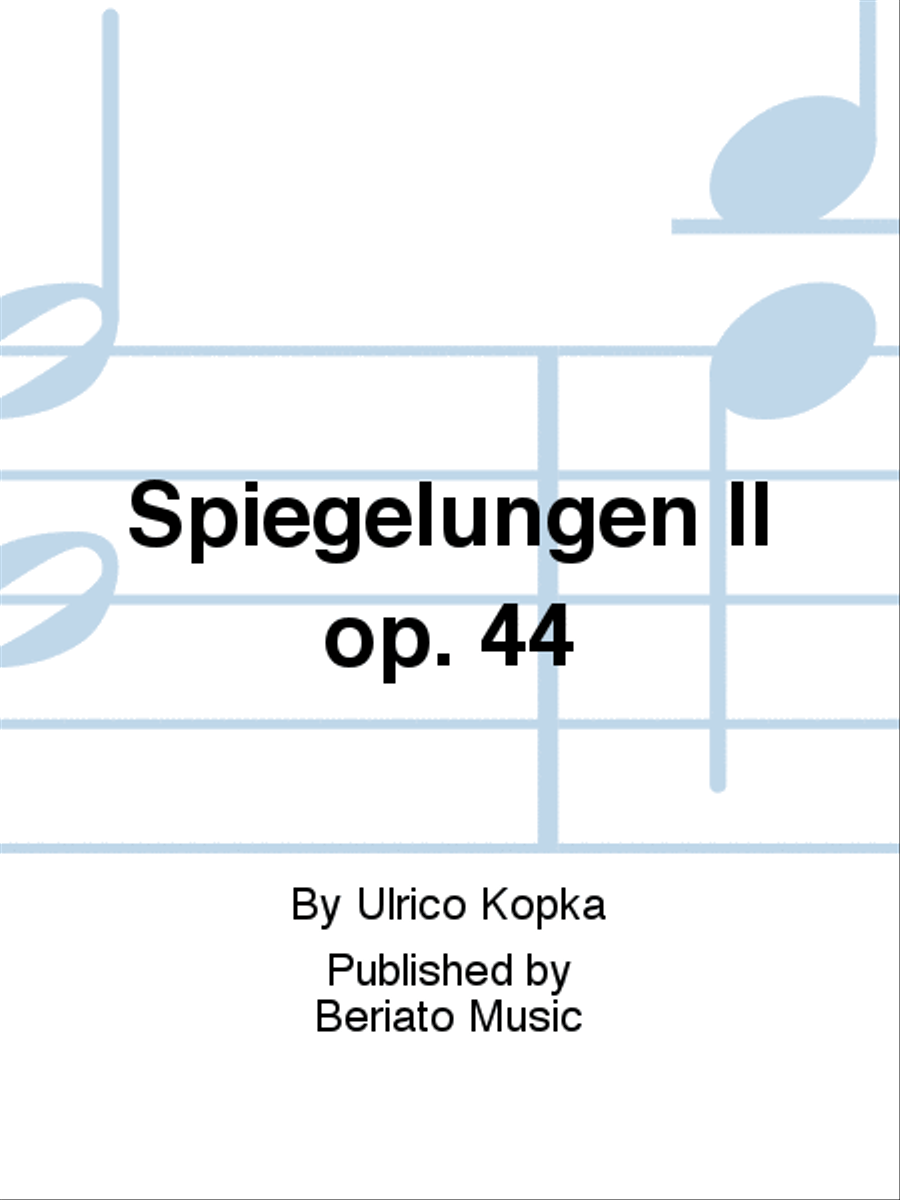 Spiegelungen II op. 44 String Quartet scores gallery preview page 1