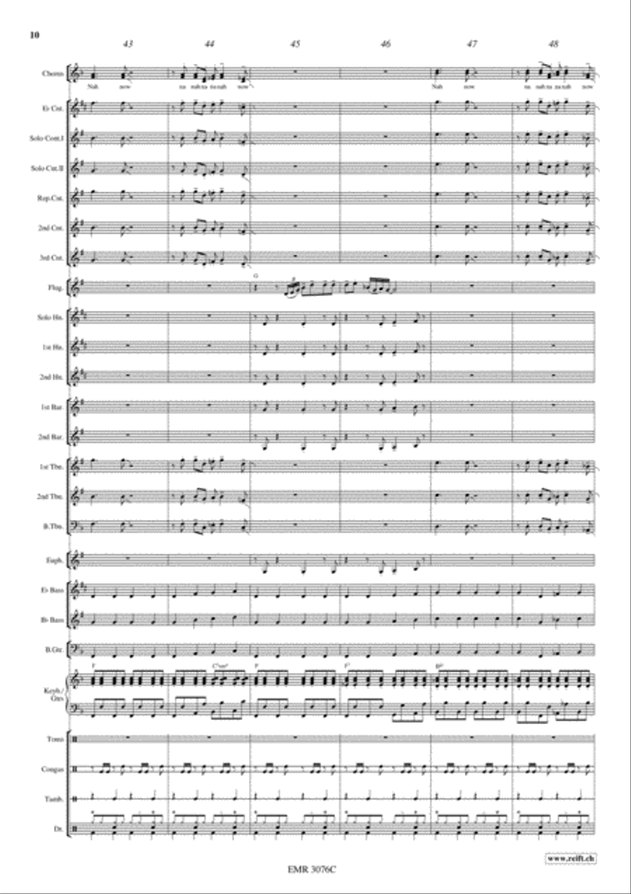 Disco Lady 4-Part scores gallery preview page 11