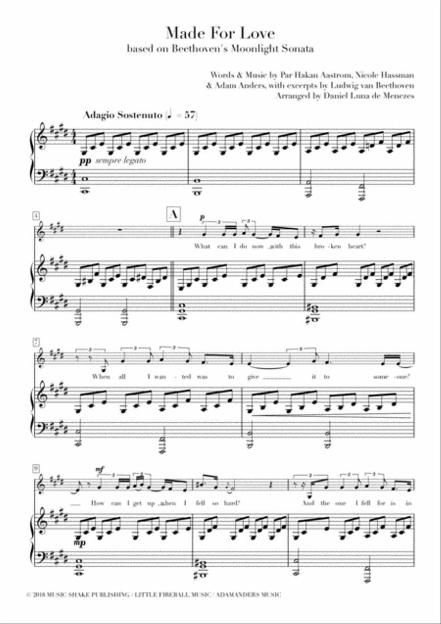 Made For Love Voice scores gallery preview page 2