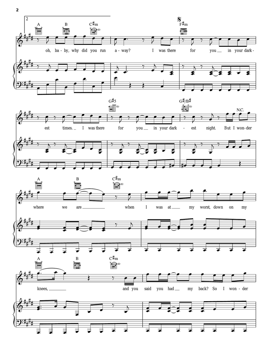Maps Acoustic Guitar scores gallery preview page 2