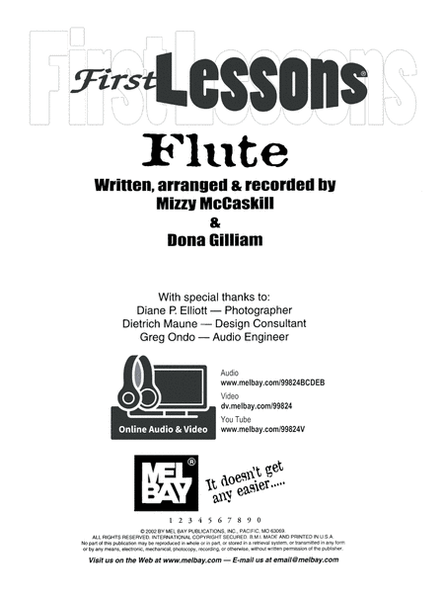 First Lessons Flute image number null
