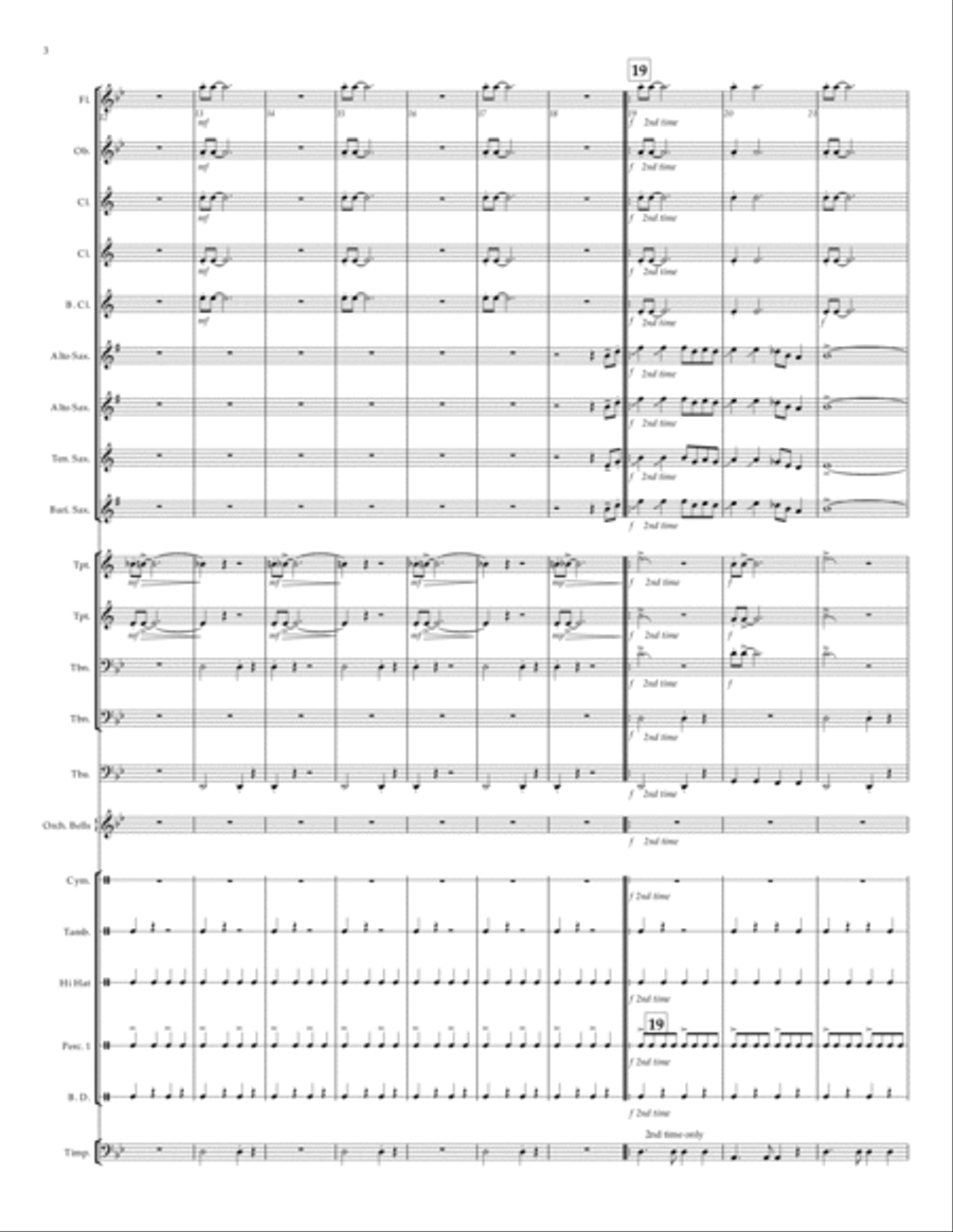 CANNONBALL EXPRESS CANNONBALL EXPRESS Concert Band scores gallery preview page 4