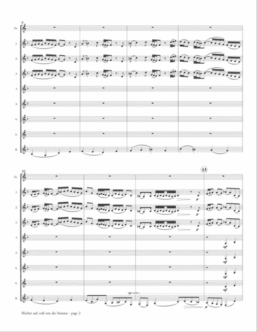 Tre Corali Per Organo Trascrizione Per Orchestra Woodwind Ensemble scores gallery preview page 3