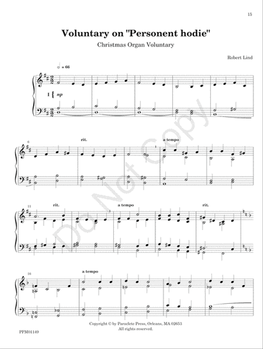 Organ Works for the Church Year Organ scores gallery preview page 21