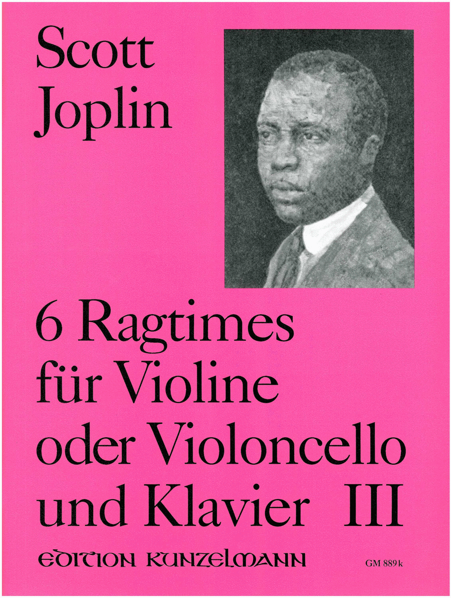 6 ragtimes for violin and piano, Volume 3 Cello scores gallery preview page 1