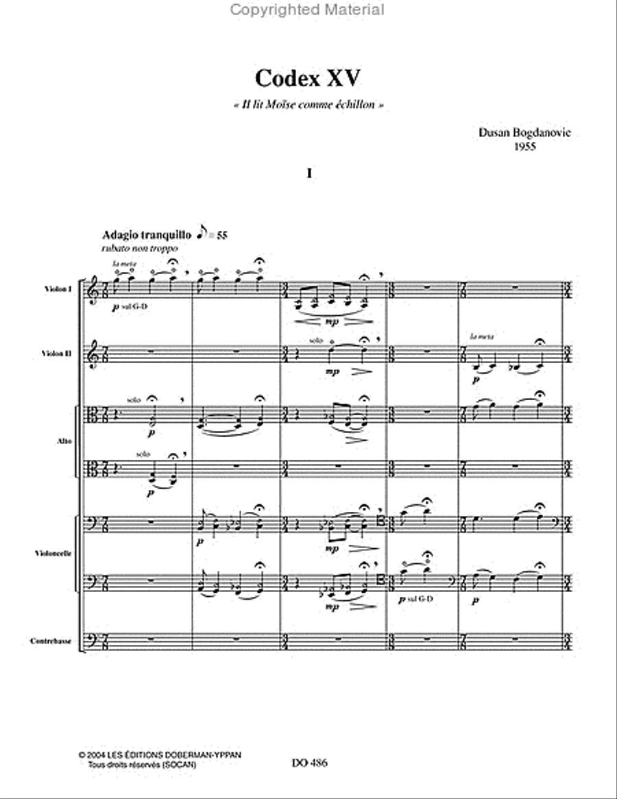 Codex XV Orchestra scores gallery preview page 2