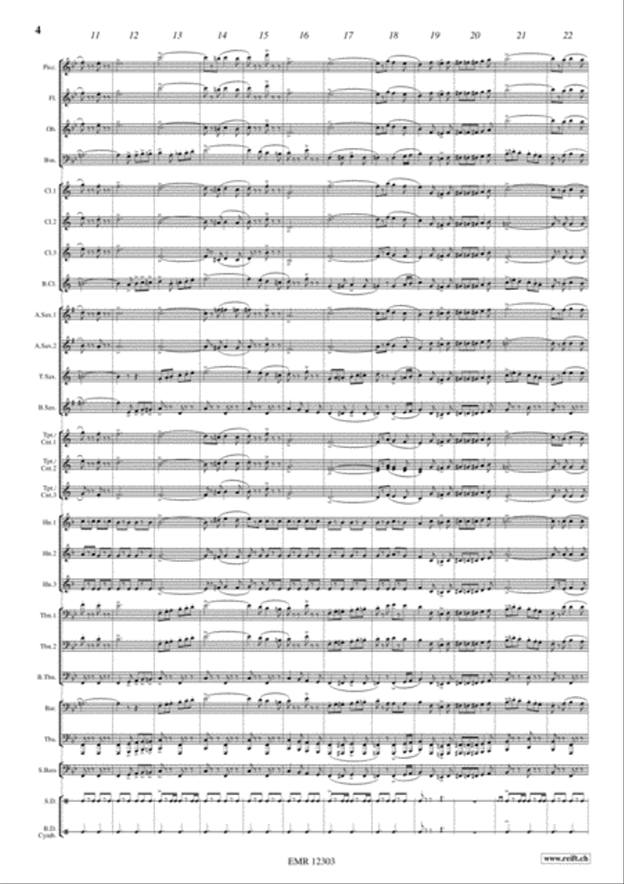 On The Quarter Deck Concert Band scores gallery preview page 4