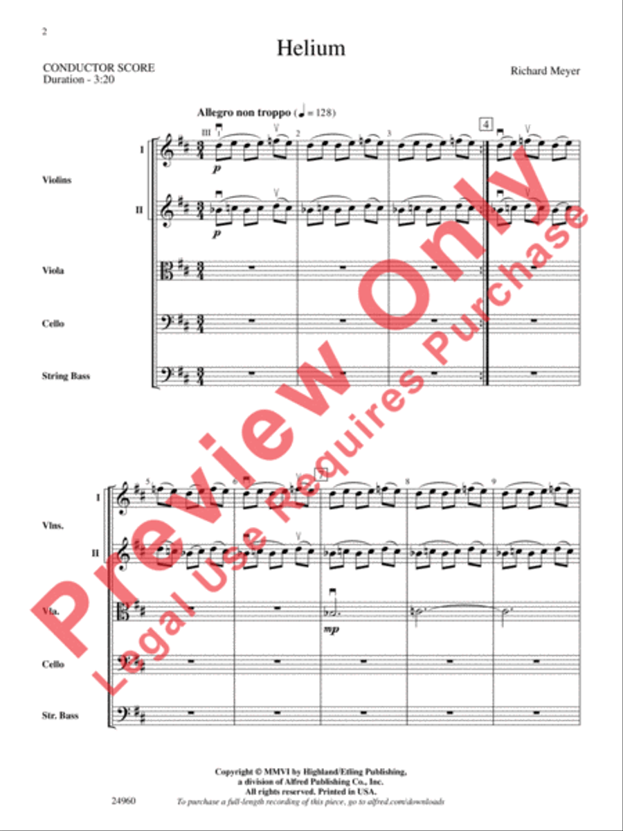 Helium String Orchestra scores gallery preview page 3