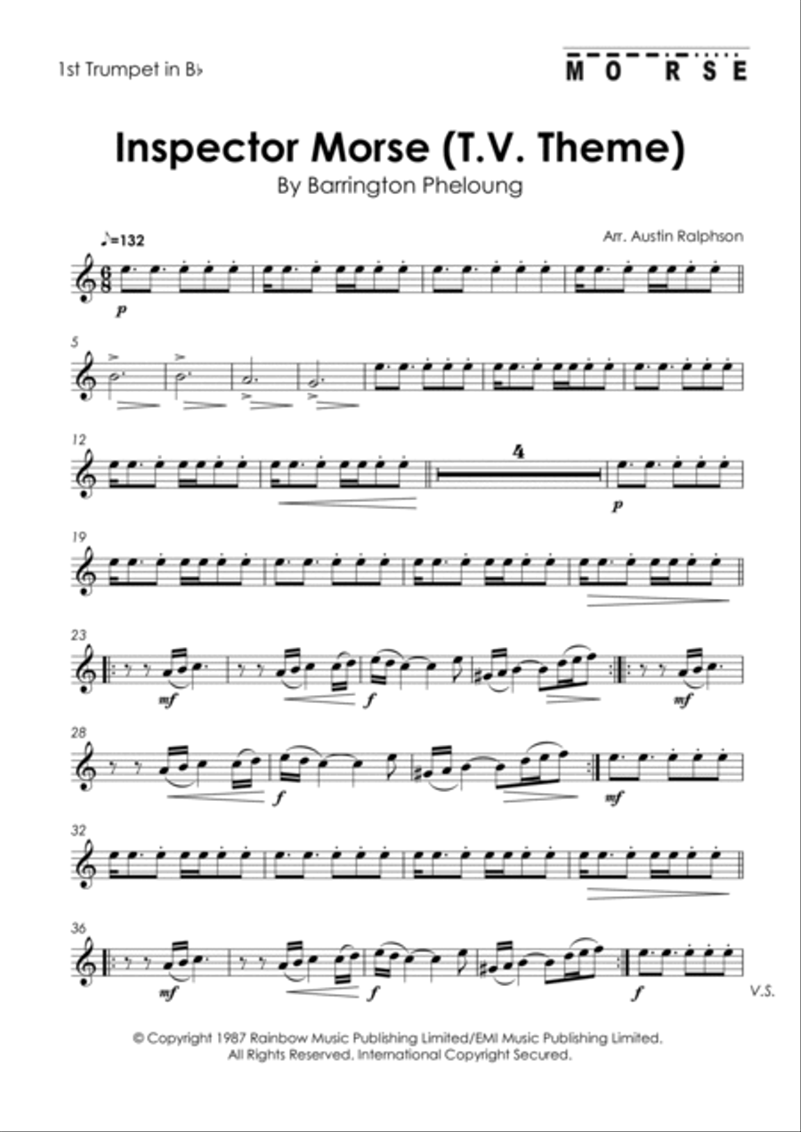 Inspector Morse Horn scores gallery preview page 3