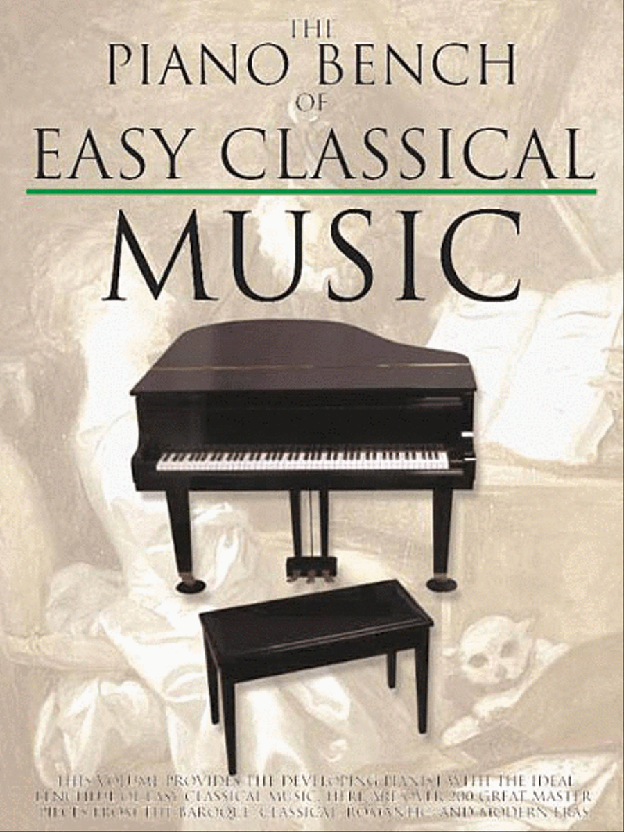 The Piano Bench of Easy Classical Music Piano Solo scores gallery preview page 1