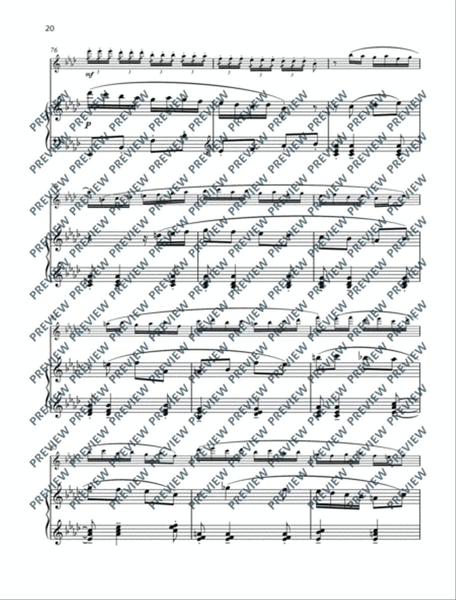 4 Préludes 4 Préludes Flute scores gallery preview page 21