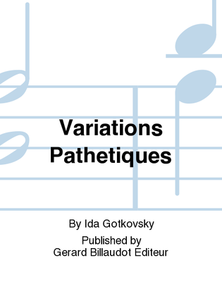 Book cover for Variations Pathetiques
