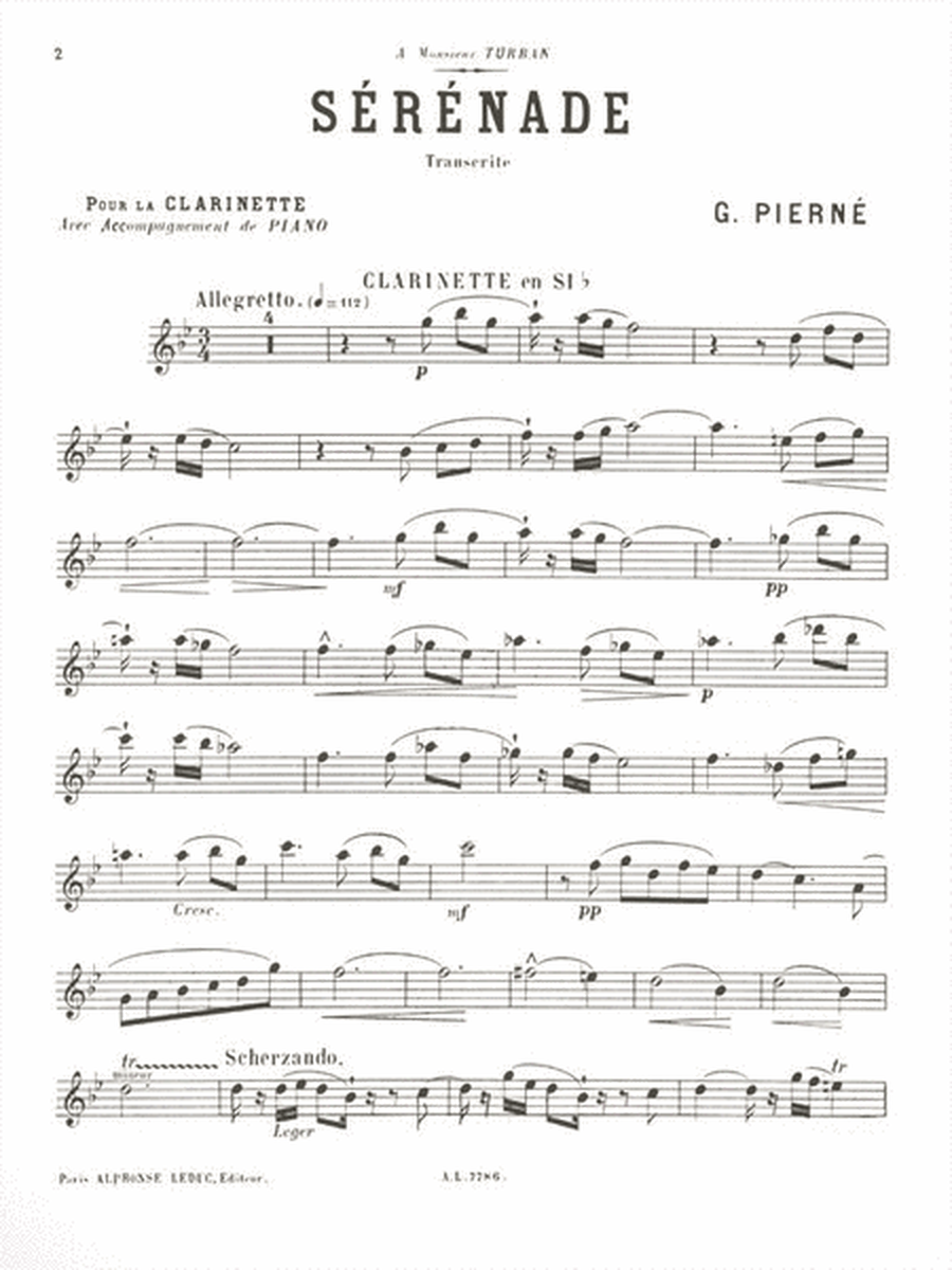 Serenade Op.7 (clarinet)
