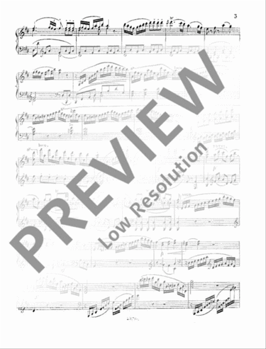 Concerto No.5 D major Flute scores gallery preview page 6