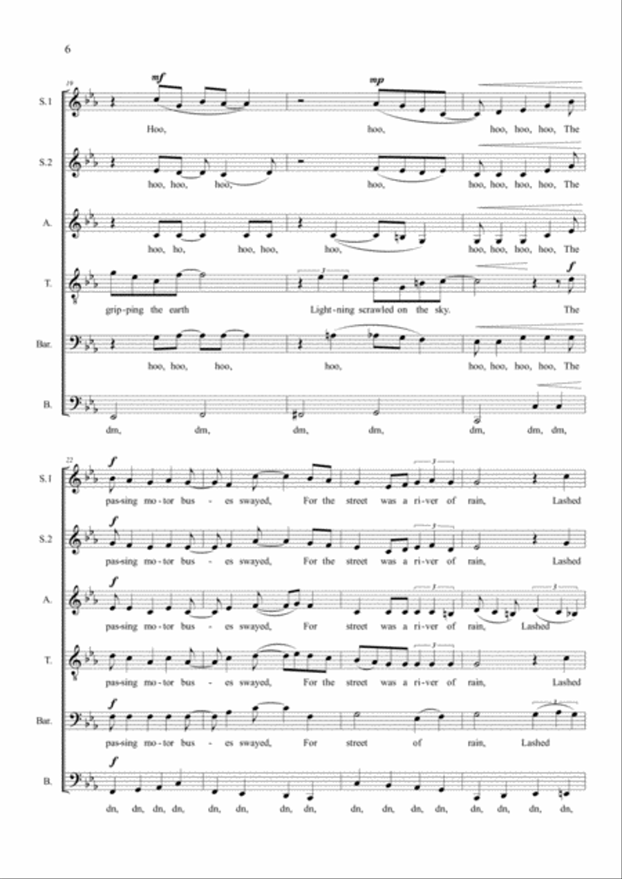 A Rush of Rain A Rush of Rain SSATBB scores gallery preview page 6