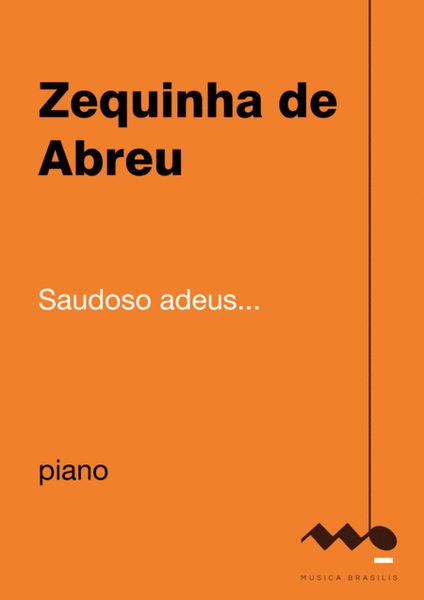 Saudoso adeus... (piano)