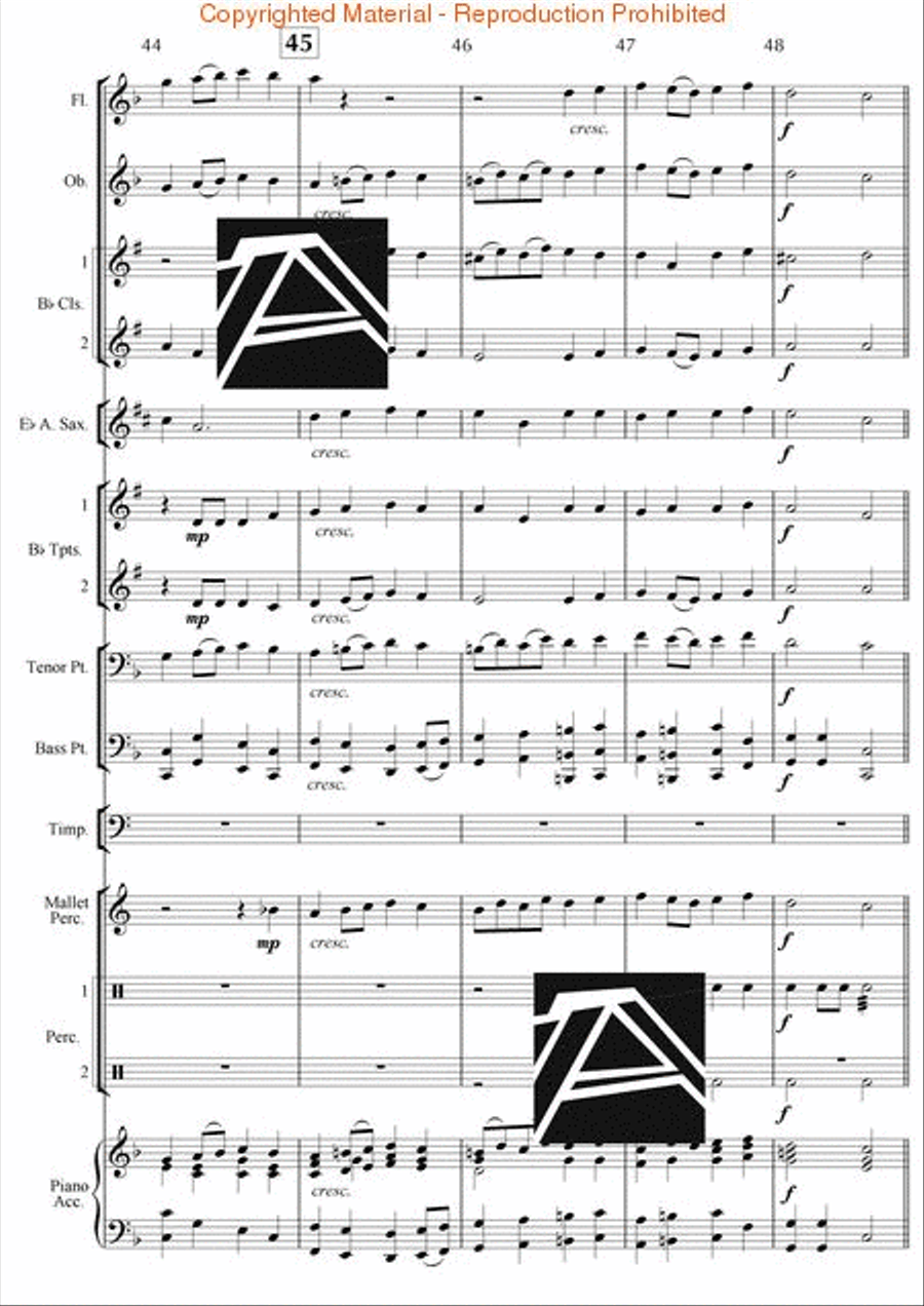 Jazz Suite No. 2 – Dance I Concert Band scores gallery preview page 11