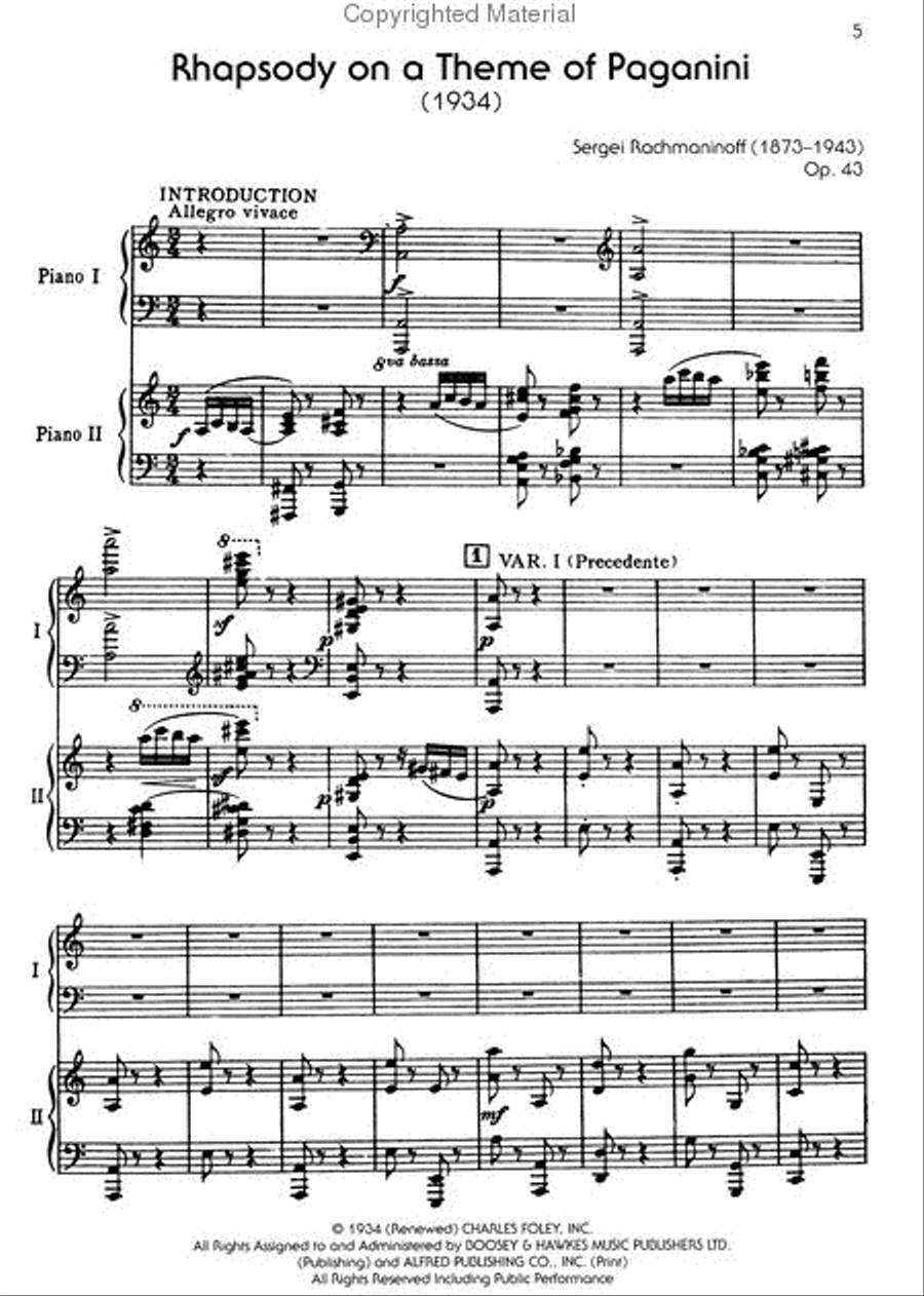 The Piano Works of Rachmaninoff, Volume 15 Small Ensemble scores gallery preview page 2