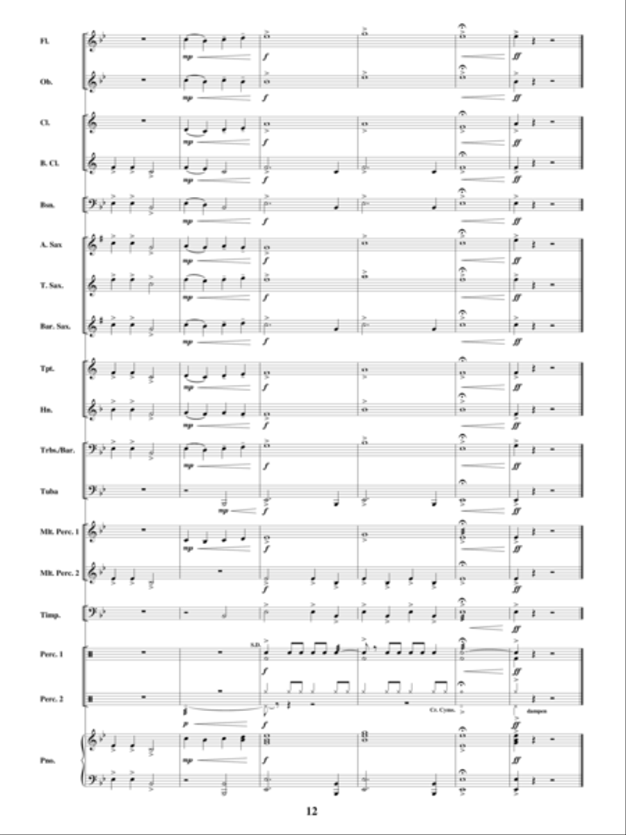 The King's Flourish Concert Band scores gallery preview page 11