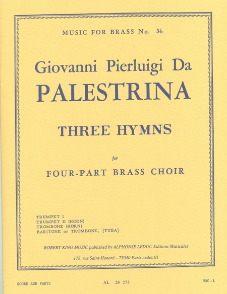 3 Hymns - Brass Quartet