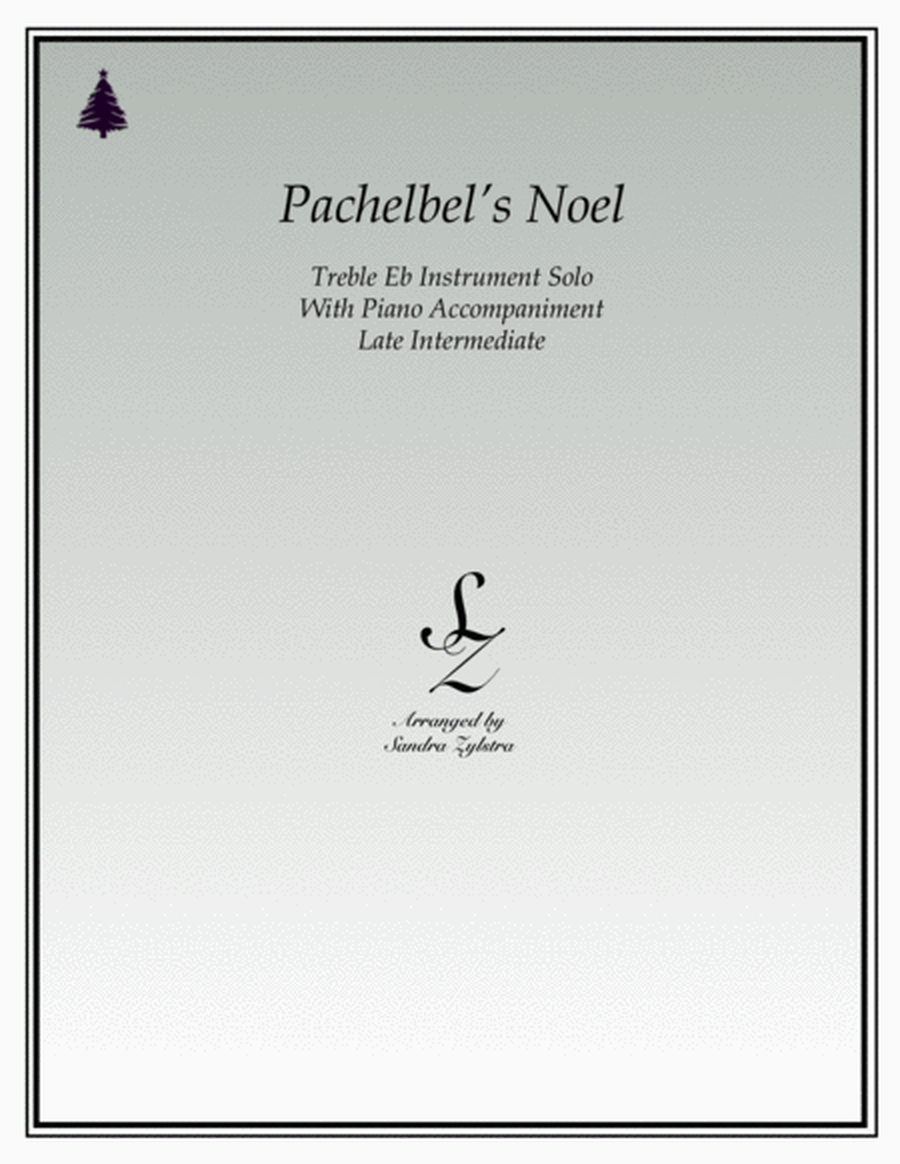 Pachelbel's Noel (treble Eb instrument solo) image number null