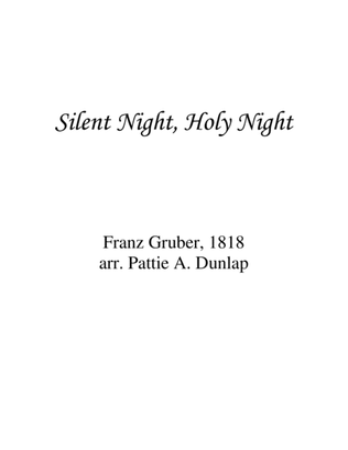 Silent Night, medium voice/piano