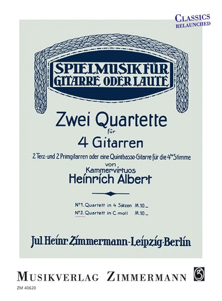 Quartett No. 2 in C Minor