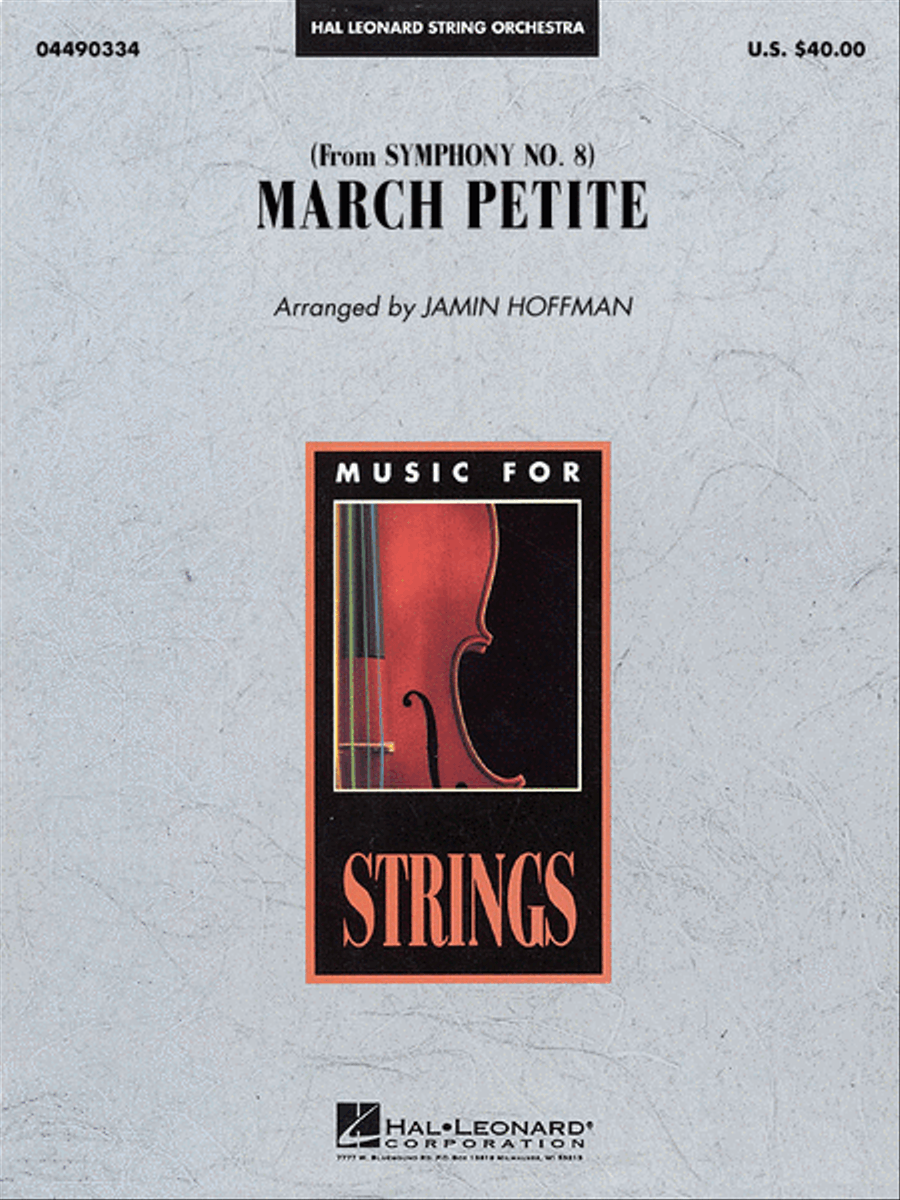 March Petite (from Symphony No. 8) String Orchestra scores gallery preview page 1
