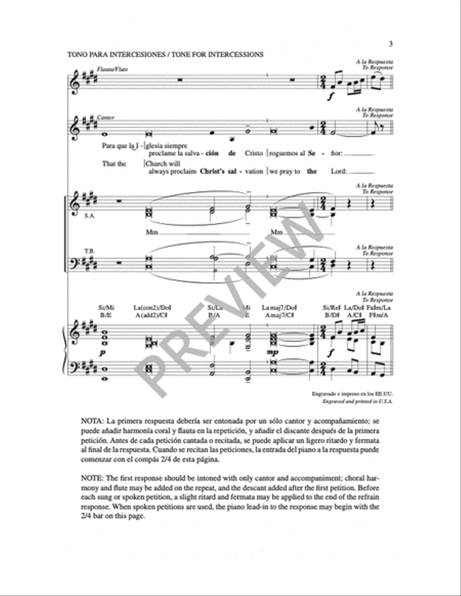 Oracion De Los Fieles Oracion De Los Fieles 4-Part scores gallery preview page 4