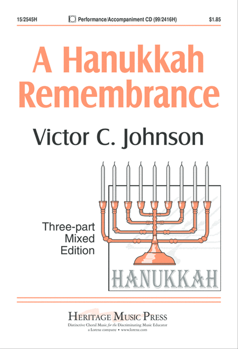 A Hanukkah Remembrance 3-Part scores gallery preview page 1
