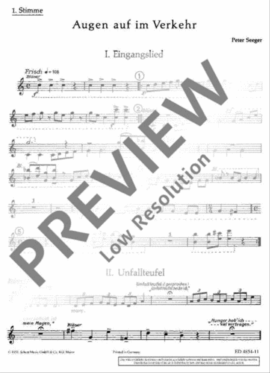 Augen auf im Verkehr! Part scores gallery preview page 2