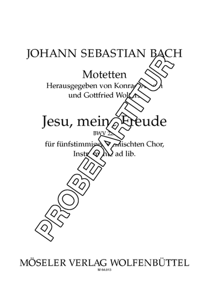 Jesu, meine Freude BWV 227