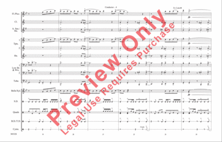 Hot Stuff Marching Band scores gallery preview page 12
