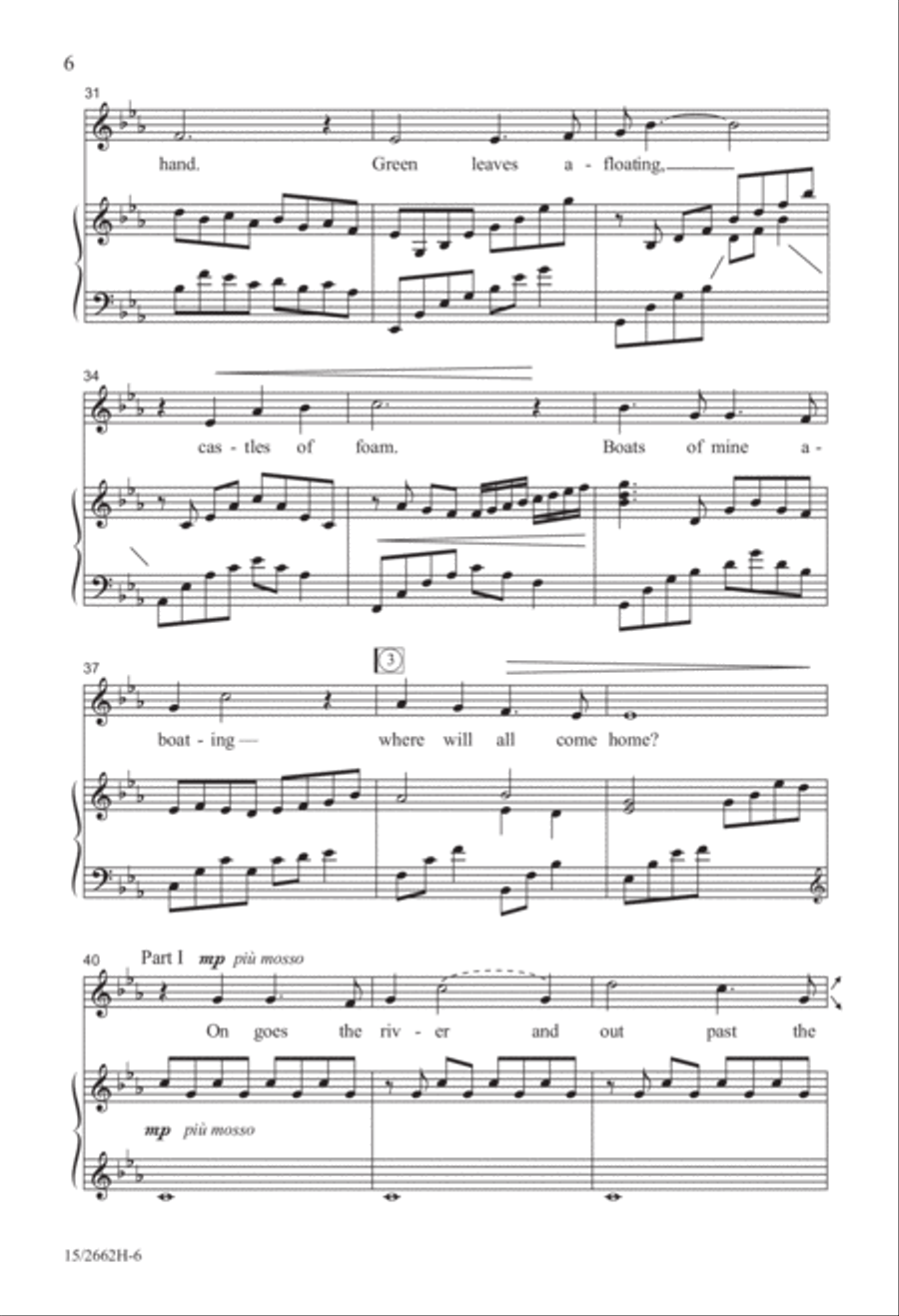 Where Go the Boats? 2-Part scores gallery preview page 7