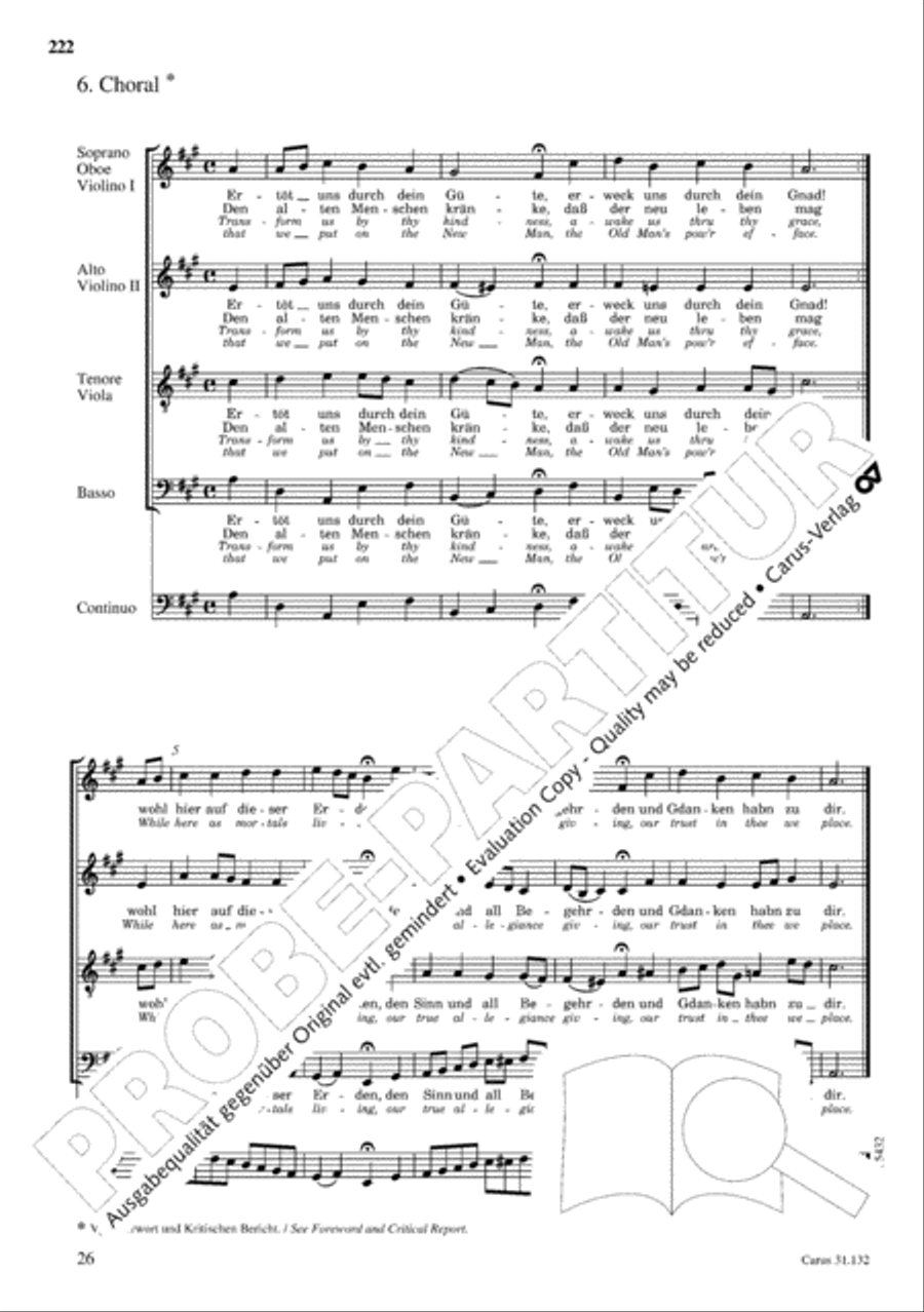 The Complete Sacred Vocal Works (Das geistliche Vokalwerk) Voice scores gallery preview page 223