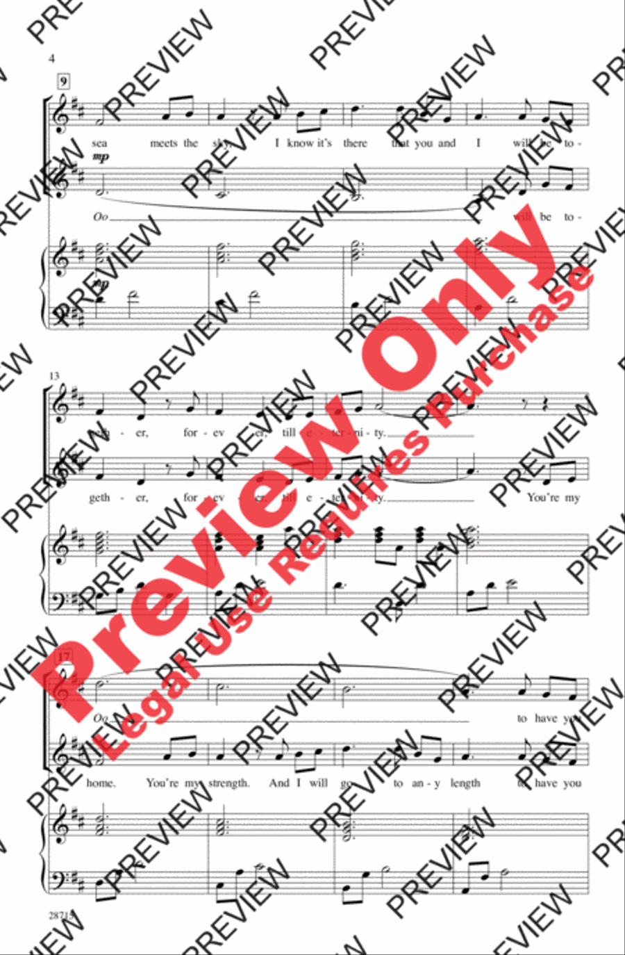 Where the Sea Meets the Sky Women's Choir scores gallery preview page 3