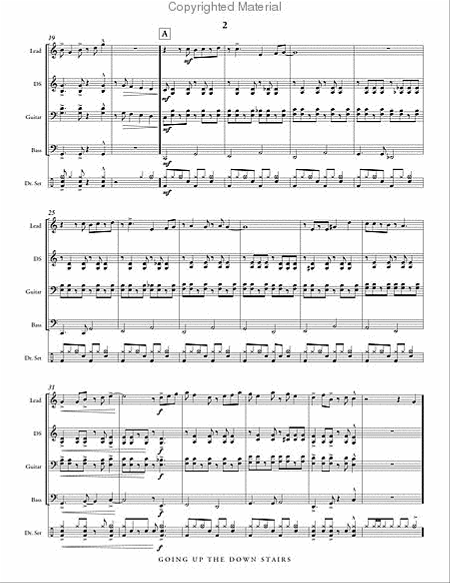 Going Up the Down Stairs Going Up the Down Stairs Steel Drum Band scores gallery preview page 3